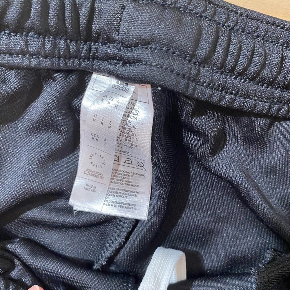 Adidas Black Athletic Joggers Medium (OO) - Picture 7 of 10